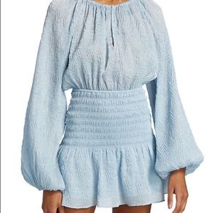 Ramy Brook Bennett Dress Light Blue NWOT